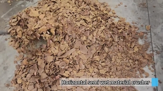 Pozioma, półmokra kruszarka do nawozów organicznych, kruszarka do nawozów