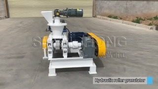 Hydrauliczny granulator walcowy Maszyna do granulacji na sucho, zakład produkcji nawozów organicznych