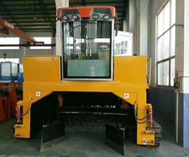 50 T / H Compost Windrow Turner Linia do produkcji nawozów organicznych do odchodów zwierzęcych