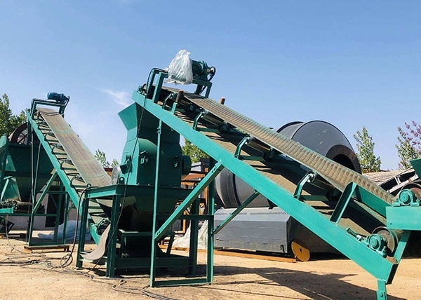Linia produkcyjna nawozów organicznych z nawozu krowiego Full Auto 10t/h Linia produkcyjna nawozów organicznych