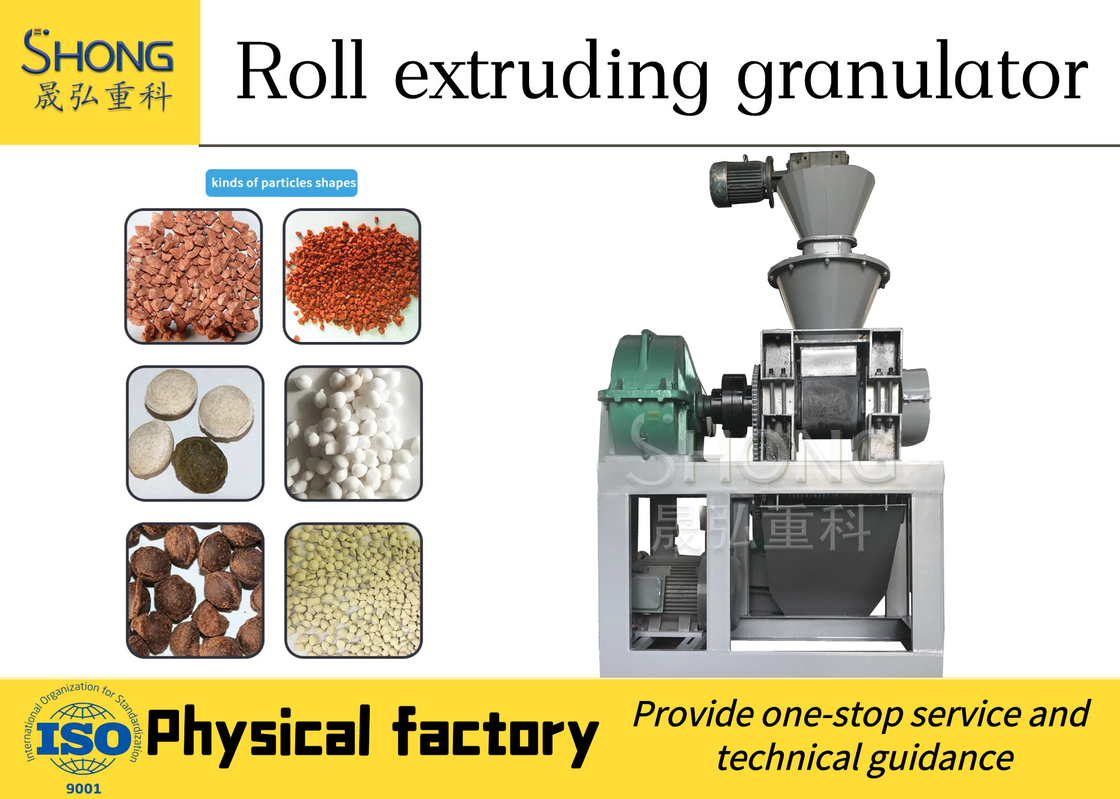 Niestandardowy granulator na rolki wielkości 186*300 mm do produkcji nawozów