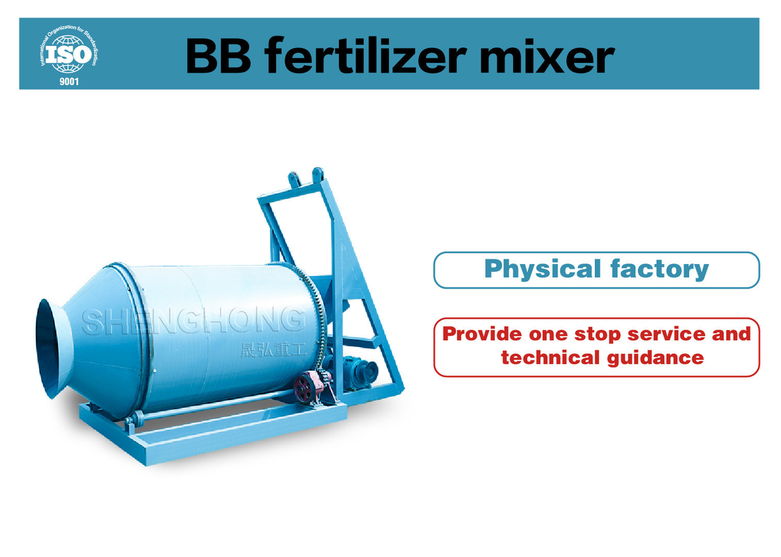 BB Mixer nawozowy z dwustopniowym procesem odpornym na wstrząsy, zakres mieszania 10-60 kg