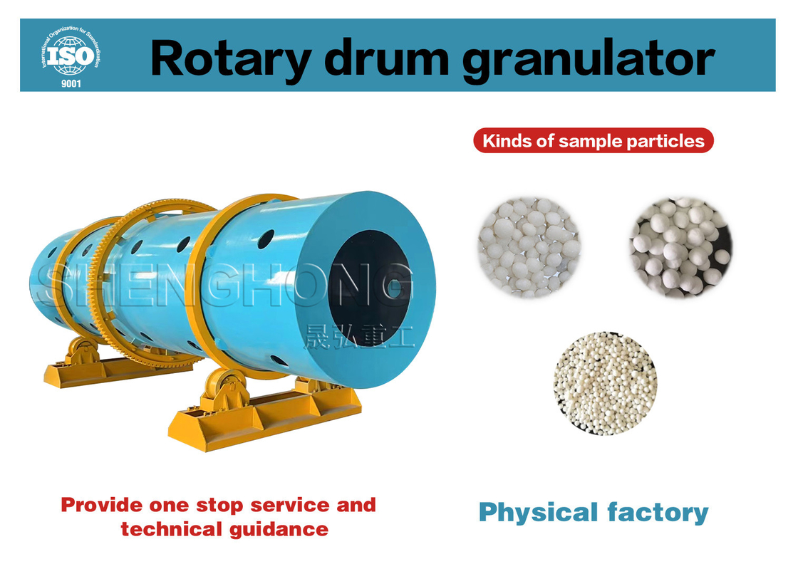 2-4 mm średnica granulatów granulator nawozów mieszanych o zawartości wilgoci ≤ 5% i ze stali nierdzewnej