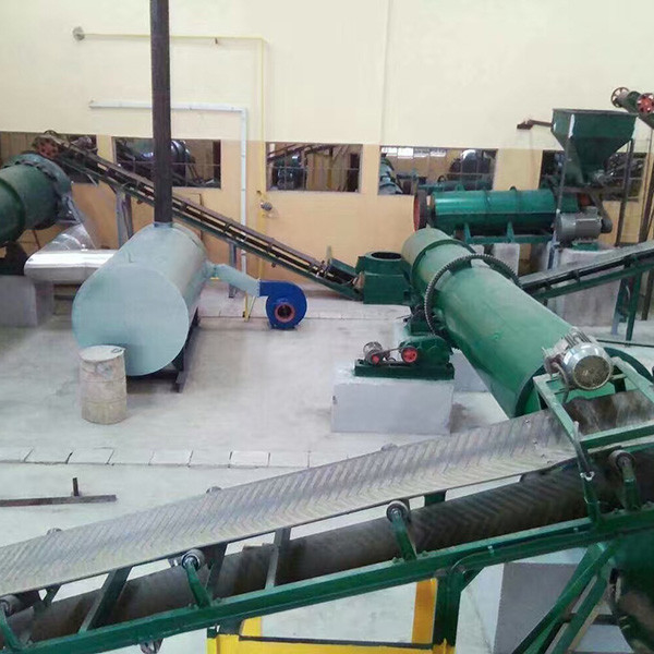 10TPH Linia produkcyjna nawozów organicznych dla magazynów granulator nawozów organicznych