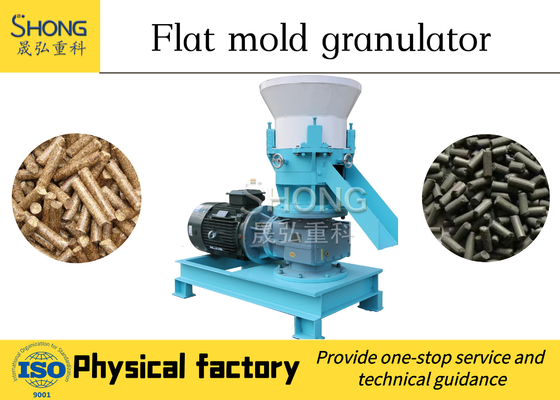 5-8 T / H Flat Die Pelletizer Drobiowy nawóz granulowany Sprzęt do nawozów sztucznych