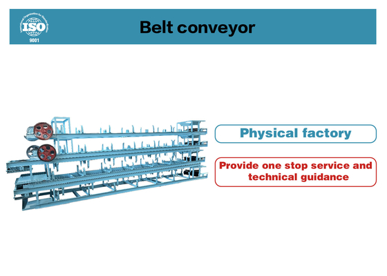 Gładkie przenoszenie materiału z pasem PVC Material Belt Conveyor Machinery