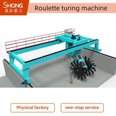 Industrial Wheel Type Compost Turner for Large-Scale Organic Waste