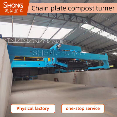 Wytrzymały 19,5kw Fermentacja kompost sprzęt do zastosowań miejskich Z 1,68m głębokości rowu I łatwej obsługi
