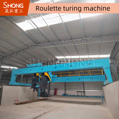 Turner kompostowy typu kółkowy - głębokość 1,6 m, szerokość 12 m, wysoka wydajność