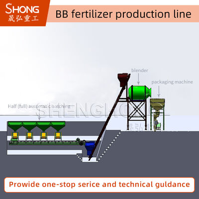 BB Linia produkcyjna nawozów i materiały ze stali węglowej lub stali nierdzewnej
