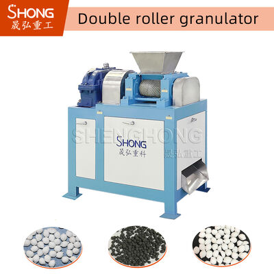 Maszyna do granulacji nawozów z prasą rolkową o spłaszczonym kształcie