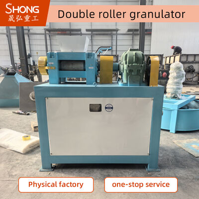 Wysokiej wydajności granulator do ekstruzji podwójnej rolki do produkcji nawozów mieszanych suchych Technologia granulacji bez wiązaczy