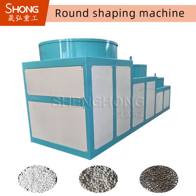 High Capacity Fertilizer Pellet Polishing Machine for 3-5mm Granules with 20-40% Moisture Content
