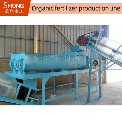 10TPH Linia produkcyjna nawozów organicznych dla magazynów granulator nawozów organicznych