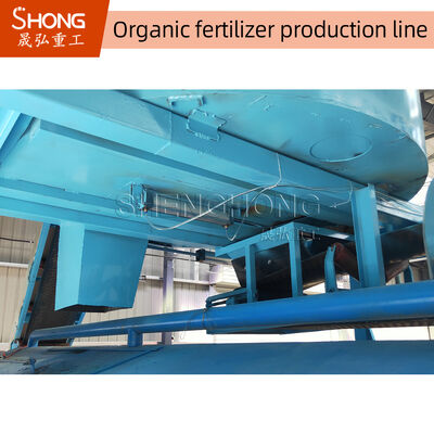 10,000 TPY Typ groove Compost Windrow Turner dla linii produkcyjnej nawozów organicznych 1-15 mm