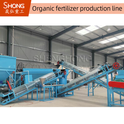 Linia do produkcji granulatu nawozów organicznych 5T / H z maszyną do granulowania