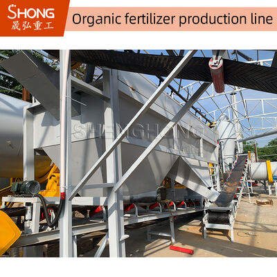 Kompostowa linia produkcyjna do produkcji nawozów organicznych w pełni zautomatyzowana