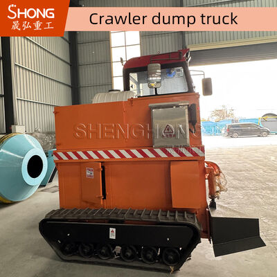 Regulowana Wysokość Podwozia Hydrauliczny Sprzęt do Fermentacji Kompostu dla Wysokowydajnego Przerzucania Kompostu