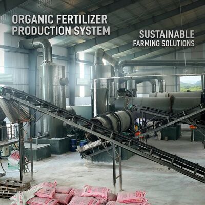 Linia produkcyjna nawozu organicznego z kurzych odchodów z Chin z systemem fermentacji na 1-20 tysięcy ton rocznie