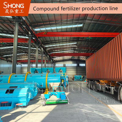 Maszyna do granulacji nawozów o pojemności 12 t/h do produkcji nawozów złożonych NPK z kulistymi cząstkami o pojemności 1-3 mm i regulowaną zawartością 20%-48% NPK