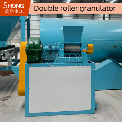 Granulator dwuwalcowy o rozmiarze wałka 186*300 mm do produkcji nawozów, wilgotności 2% -8% i mocy 18,5 kW