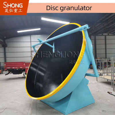 Wysokiej wydajności granulator dyskowy z szybkością granulacji 93% Konstrukcja ze stali węglowej i brak śrub kotwicowych