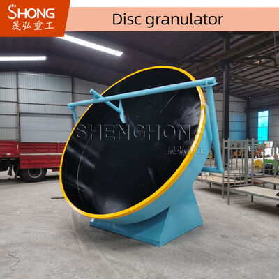 Granulator na płytkę do nawozów organicznych produkujący granule w kształcie kuli z regulowanym kątem płytki i gwarancją 1 roku