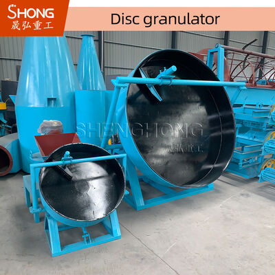 Granulatory nawozów organicznych granulujące typu mokrego o przepustowości 1-10 T/h i wilgotności mniejszej niż 10% do produkcji nawozów