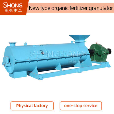 Granulator do nawozów organicznych ze stali węglowej o mocy 55 kW z wydajnością 3-6 t/h do obornika