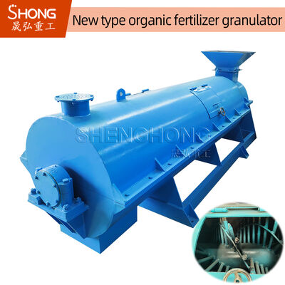 Granulator nawozów organicznych ze stali węglowej o szybkości granulowania 95% i napięciu 380 V zapewniający wydajną produkcję nawozów