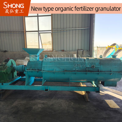 Granulator nawozów organicznych szlamów Kompost Granulator maszyny z zębami mieszania 380V 5-10 Ton / H pojemność