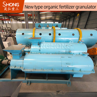 3-5 ton/godzinę Granulator nawozów organicznych ze stali węglowej o 85% szybkości granulacji