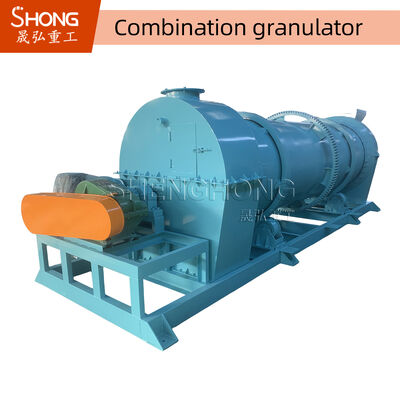 Maszyna granulatora rotacyjnego 380V do wysokiej szybkości granulacji i trwałej konstrukcji stalowej w produkcji nawozów