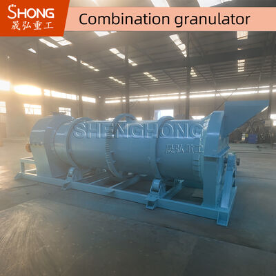 Granulator z zębami i bębnami do mieszania nawozów organicznych o 90% współczynniku granulacji, 20%-40% wilgotności paszowej i 100% zawartości organicznej