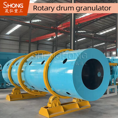 Granulator obrotowy bębnowy ze stali węglowej o wydajności 5-8 T/H z instrukcjami instalacji inżynierskiej do granulacji nawozów