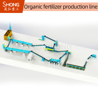 Linia produkcyjna nawozów organicznych z metodą granulacji mokrej i zębami mieszalnymi ze stali manganowej do użytku rolniczego