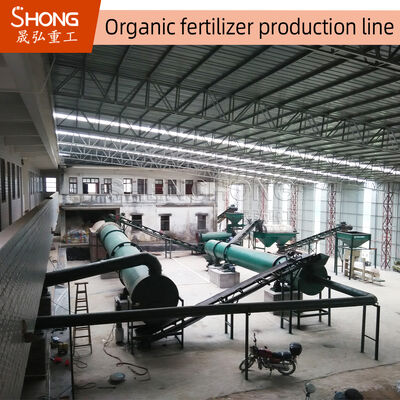 Linia produkcyjna nawozów organicznych z certyfikatem ISO 1-20 ton/godzinę z fermentacją i granulacją