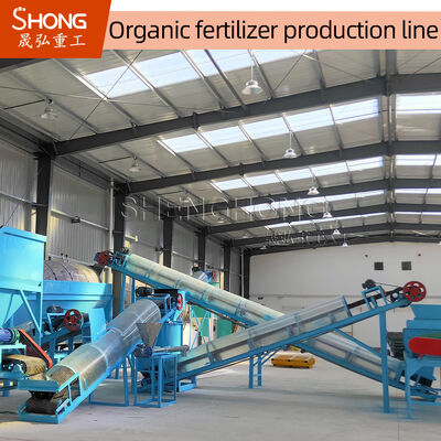 Linia produkcyjna nawozów organicznych w postaci proszku granulowego