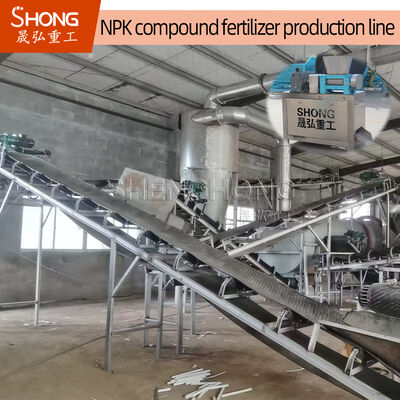 Linia produkcyjna nawozów NPK o pojemności 5-100 ton/h 2-4 mm, wielkość ziarnistej i zawartość składników odżywczych ≥ 90%