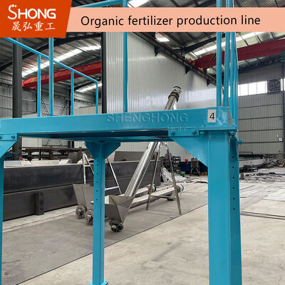Linia produkcyjna nawozów organicznych ze stali węglowej o mocy 12-15 t/h do granulacji nawozów wieloprocesowych