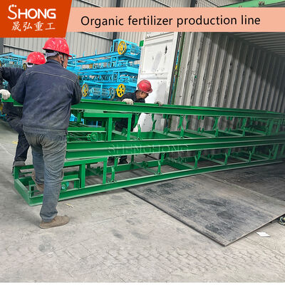 380V Węglowa Stalowa Linia Produkcyjna Nawóz Organiczny Dla Owiec Nawóz Organiczny dla 20%-40% Wodność Nawóz Kanalizacyjny